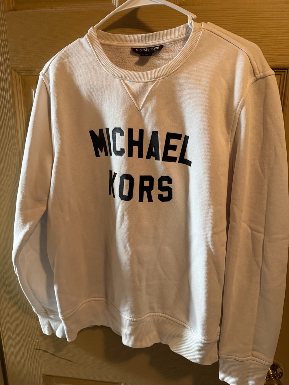 Michael Kors sweatshirt size M in white